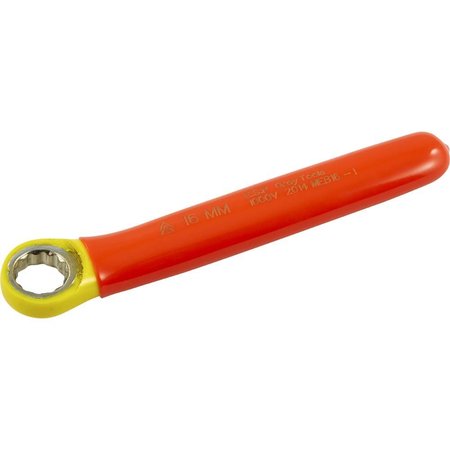 GRAY TOOLS Combination Wrench 16mm, 1000V Insulated MEB16-I